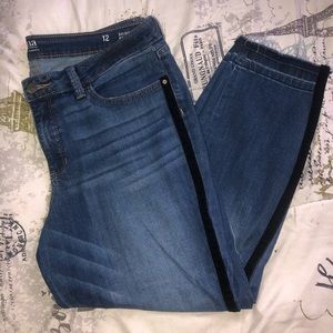 Ankle Skinny Jeans (medium-dark washed)